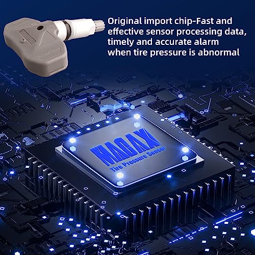 MACAX 4Pcs Sensor de Sistema de Monitoreo de Presión de - Imagen 6