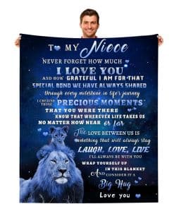 Manta de León para Mi Sobrina - Suave y Acogedora Manta de