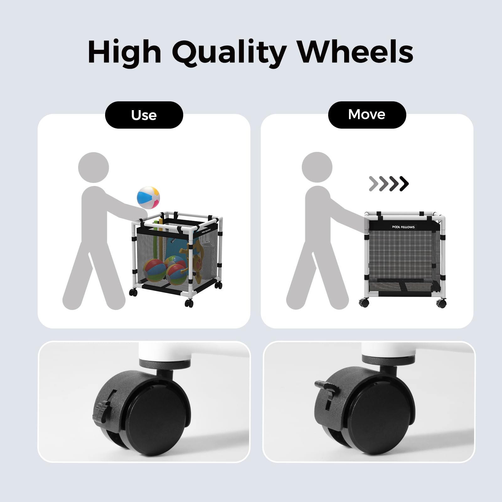 Bote de Almacenamiento para Piscina, 142 Galones, Soporte - Imagen 5