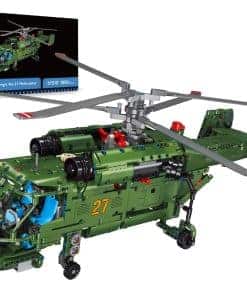 Set de Construcción de Helicóptero Militar JMBricklayer