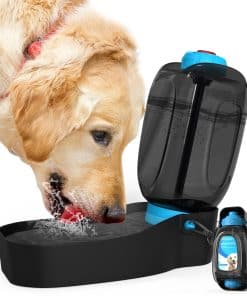 Botella de agua para perros PETSOLON, 45 oz. Portátil a