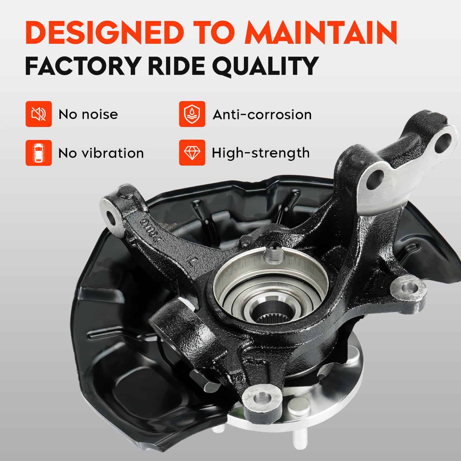 Maza delantera y Ensamblaje de Buje del Rodamiento de Rueda - Imagen 4