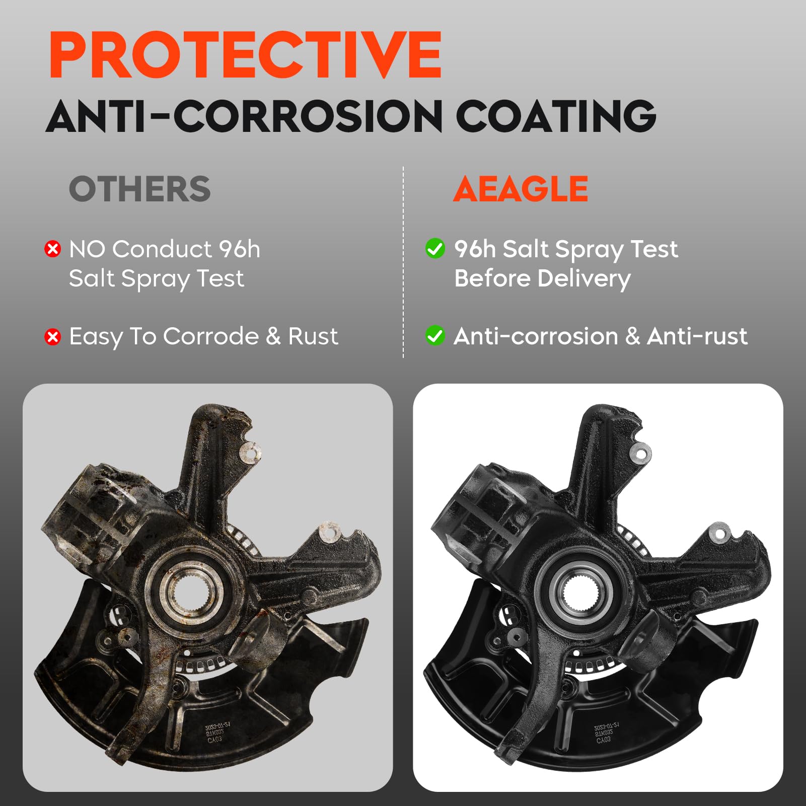 Maza de Dirección Delantera y Conjunto de Cubo de Cojinete - Imagen 5