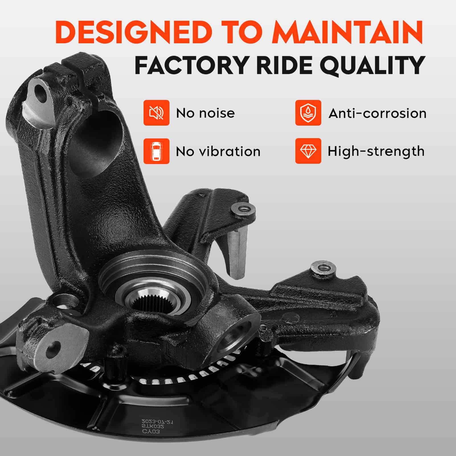 Maza de Dirección Delantera y Conjunto de Cubo de Cojinete - Imagen 4