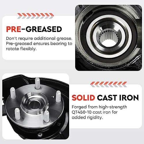 Ensamblaje de Maza del Cojinete de la Rueda y Mangueta de - Imagen 3
