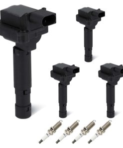 Conjunto de 4 Bobinas de Encendido Paquete de 4 Bujías de