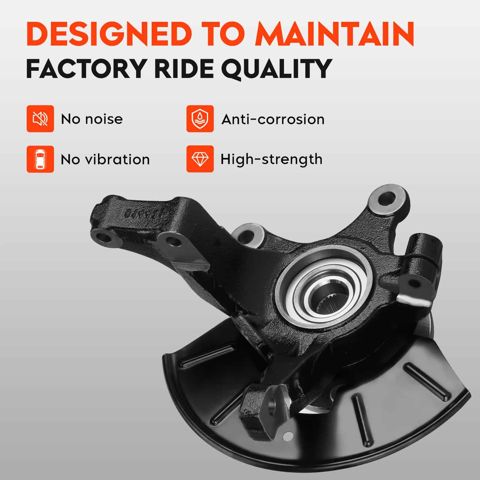 Maza de Dirección Delantera y Montaje de Cubo de Rodamiento - Imagen 4