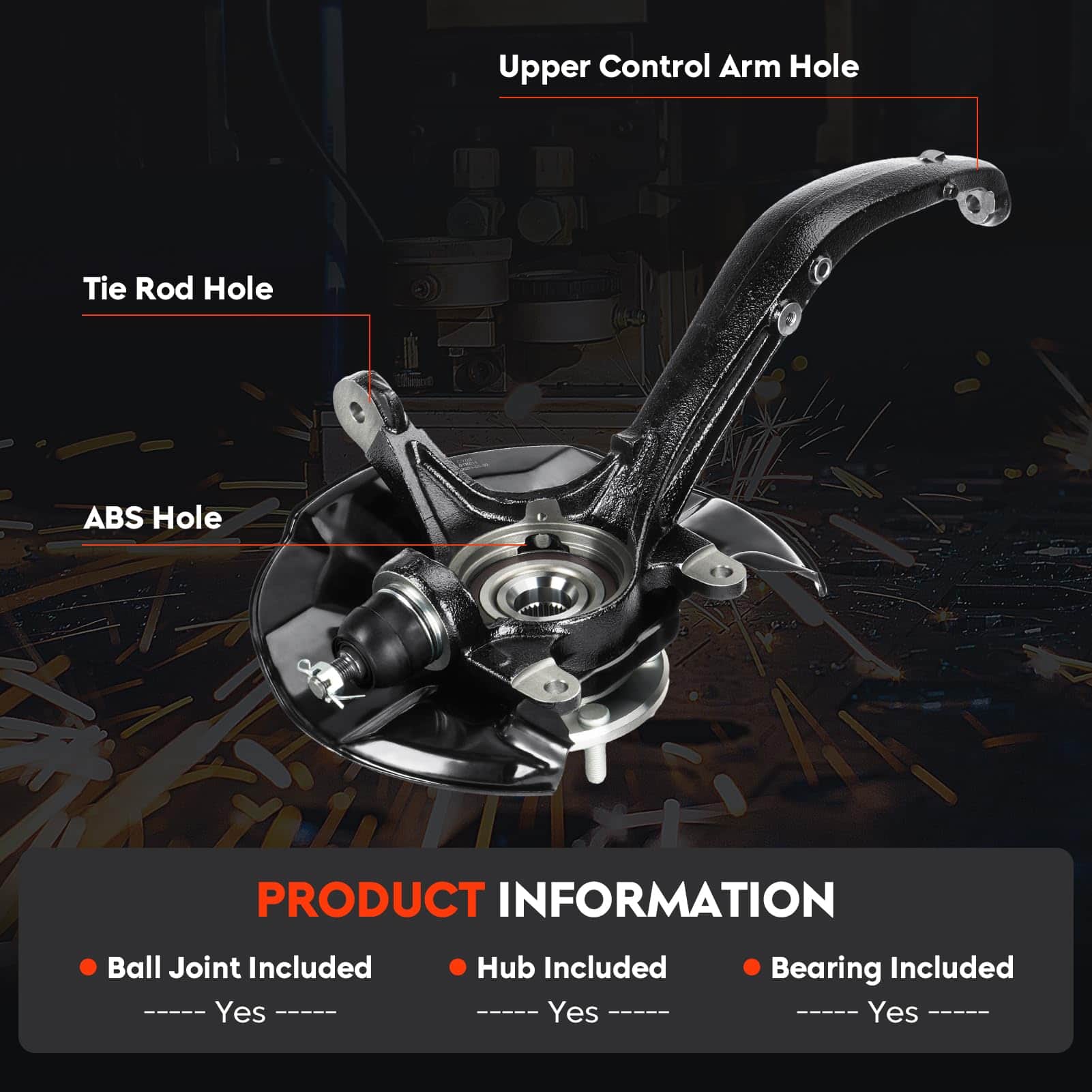 Ensamblaje del Buje del Cojinete de Rueda y Maza de - Imagen 7