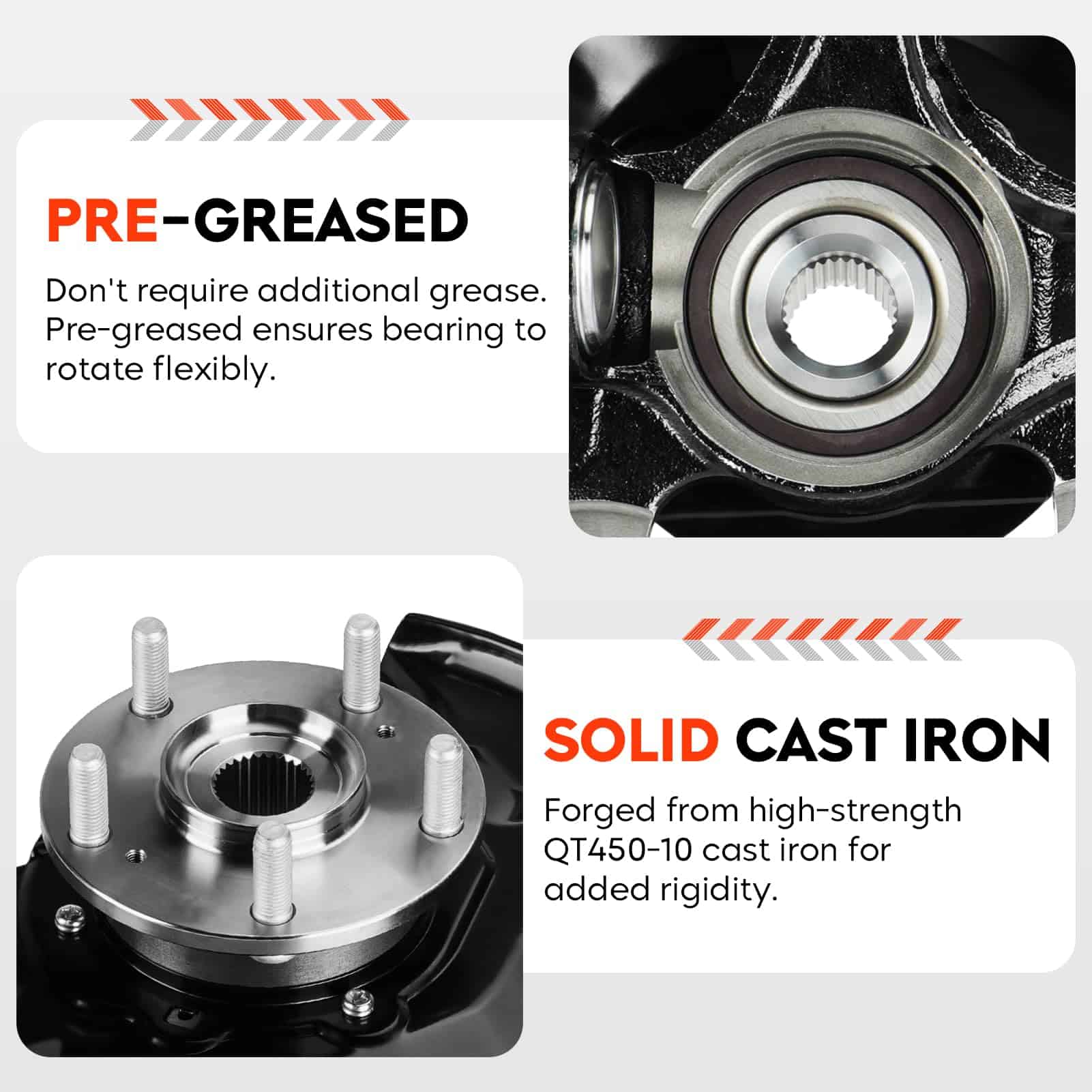 Ensamblaje del Buje del Cojinete de Rueda y Maza de - Imagen 3