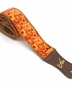 Correa de guitarra 1to1 Music Vtar - Mod naranja de los 60s