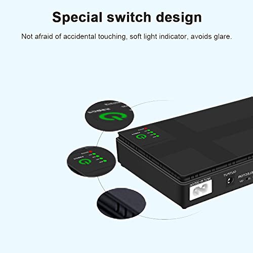 Mini UPS Batería de Respaldo para Routers, Incorporado de - Imagen 8