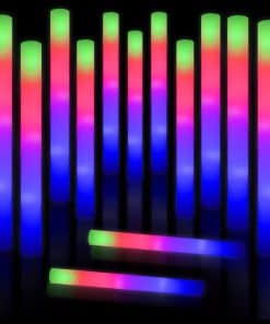 Paquete de 68 varitas luminosas de espuma, varitas