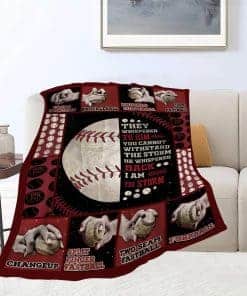 Manta de béisbol Regalos de béisbol Mantas de lanza Mantas