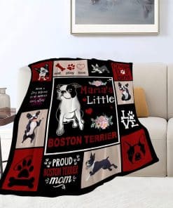 Manta de Bóxer de Boston Regalos de Bóxer de Boston Mantas