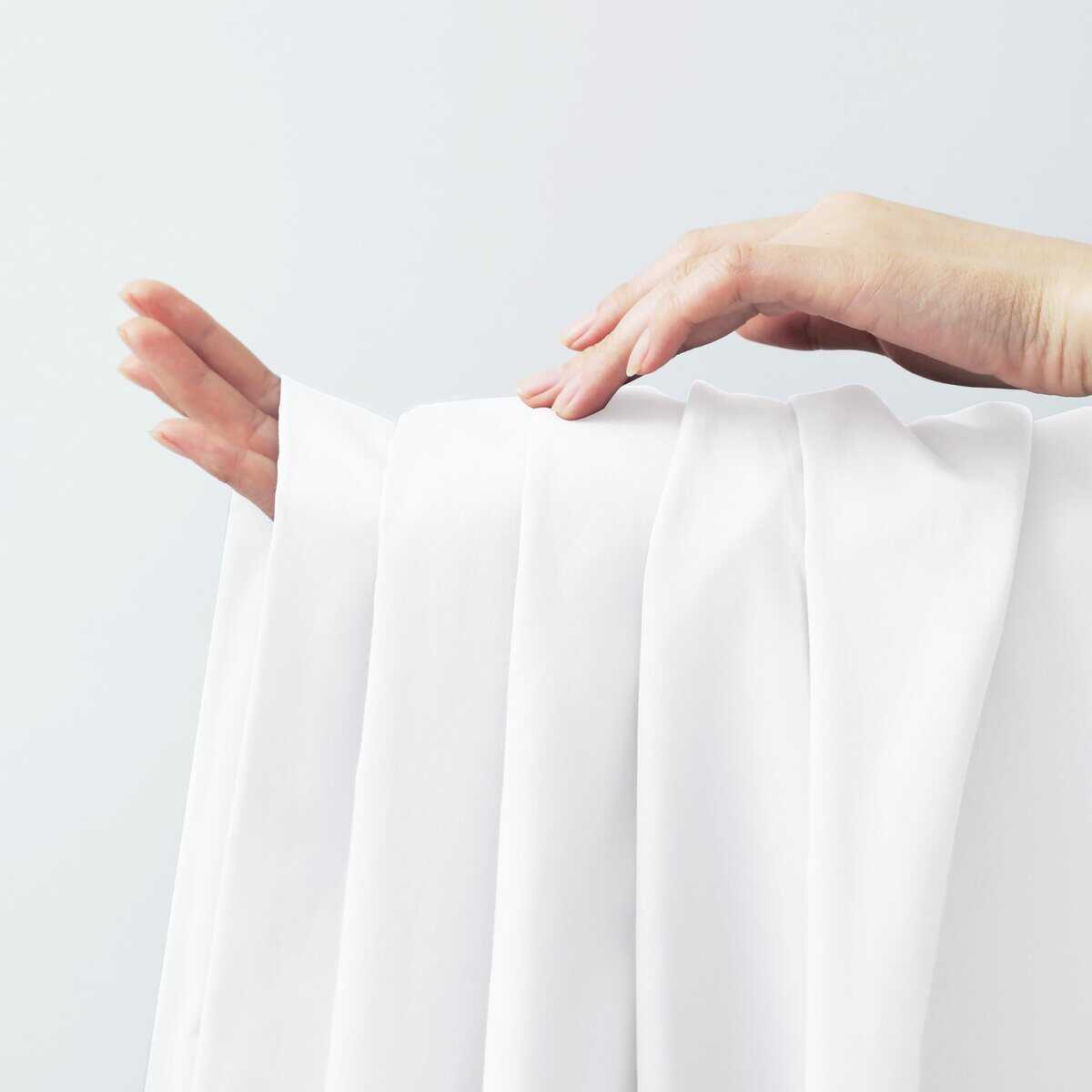 Sábana Plana de Algodón Cal King, 600 Hilos -Blanco - Imagen 5