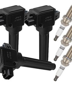 ECCPP UF815 3 bobinas de encendido con 3 bujías de iridio