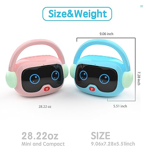 Reproductor de audio para niños LeiHui, -Rosa - Imagen 9