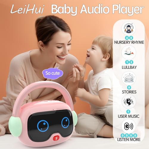 Reproductor de audio para niños LeiHui, -Rosa - Imagen 3