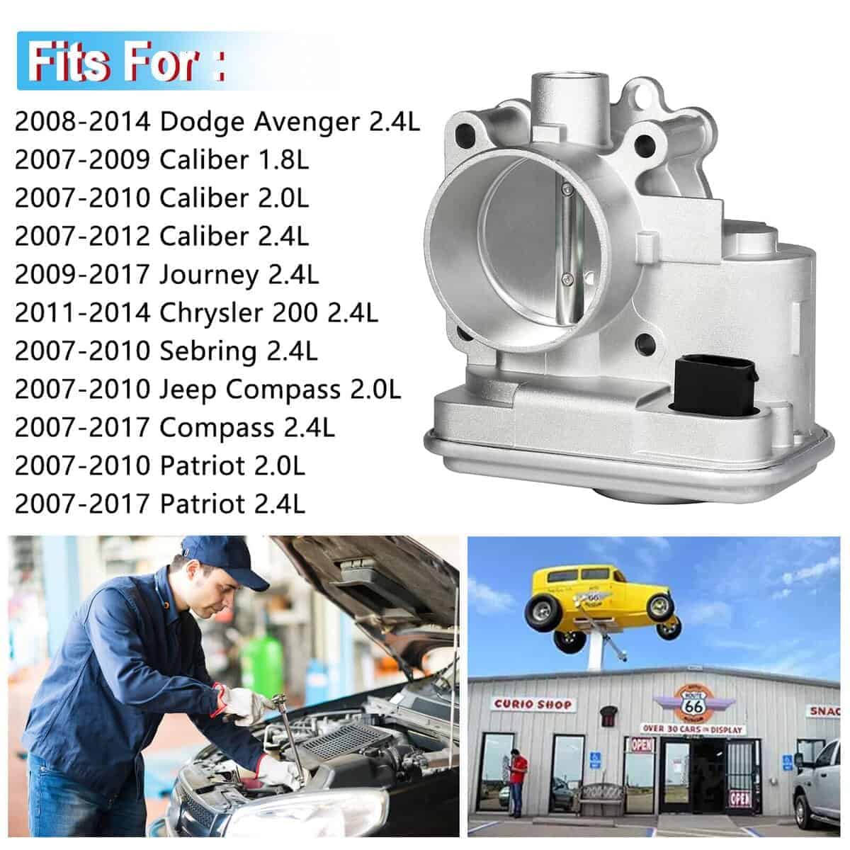 Cuerpo de Acelerador Electrónico - Compatible con Dod-ge - Imagen 3