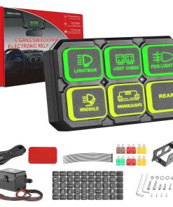 Panel de Interruptores de 6 Botones ANGU-OFFROAD Sistema de