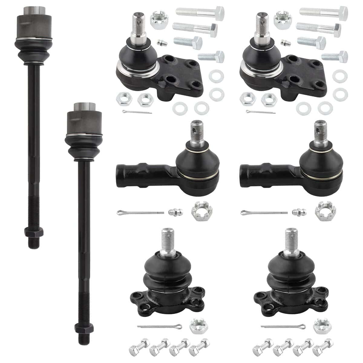 BOXI (Set de 8) Baleros Superiores e Inferiores Delanteros