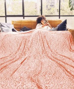 Manta de Felpa Suave y Esponjosa ZHIKU para Cama Tamaño