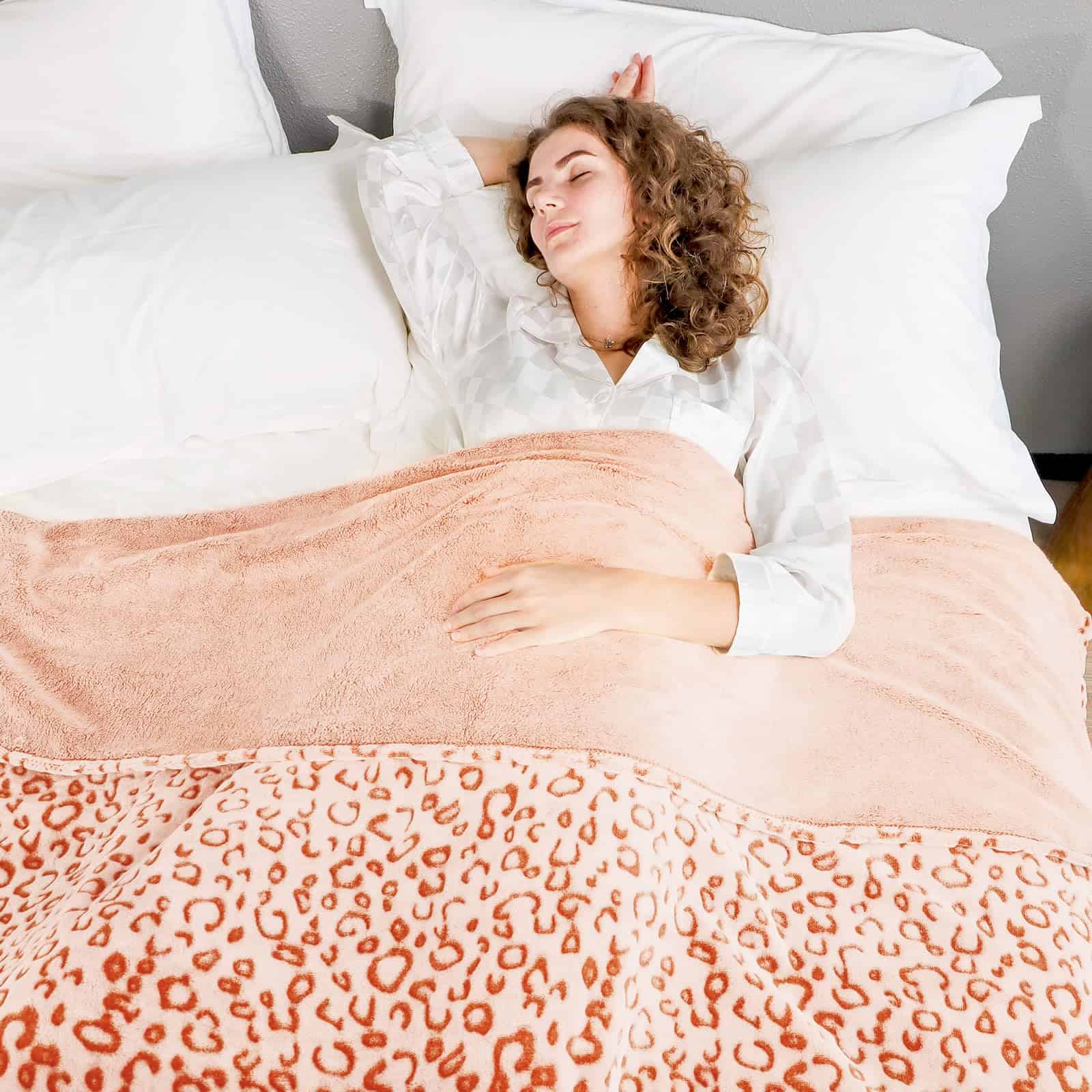 Manta de Felpa Suave y Esponjosa ZHIKU para Cama Tamaño - Imagen 4