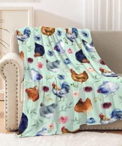 Manta de Lanzamiento de Pollo es Súper Suave y Cálida, la