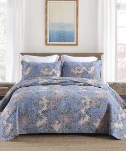 Juego de Colchas de Algodón Camandy, 3 Piezas de Colchas