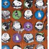 Cobertores y Mantas de Halloween de Peanuts (Naranja con