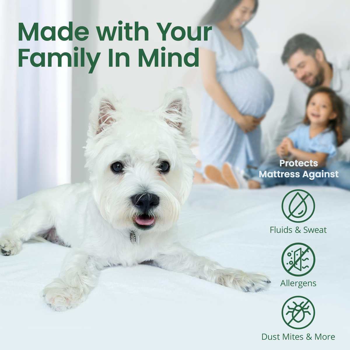 Protector de colchón 100% impermeable de tamaño completo - Imagen 7