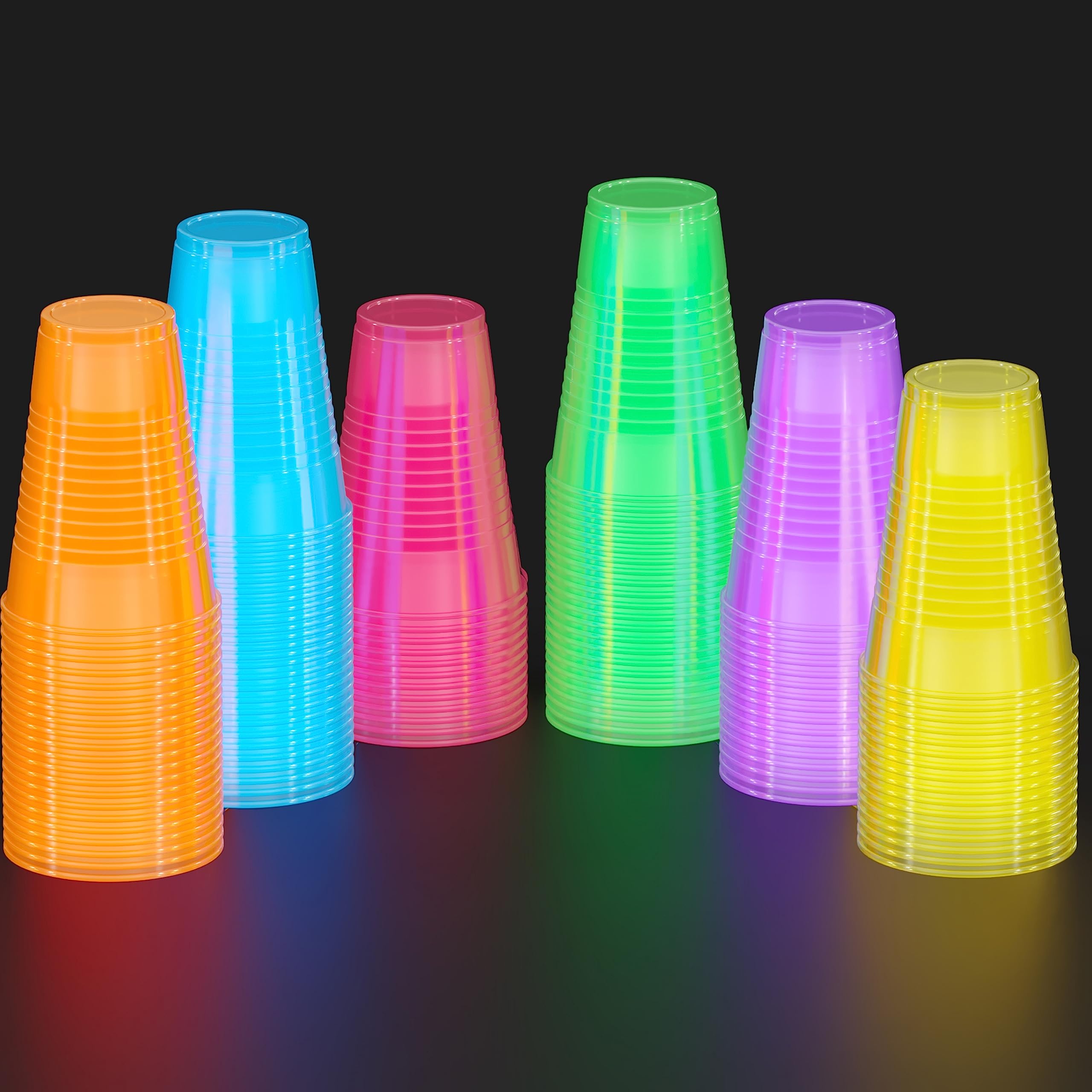 Exquisitas Copas Brillantes para Fiesta con Luz Negra - - Imagen 3