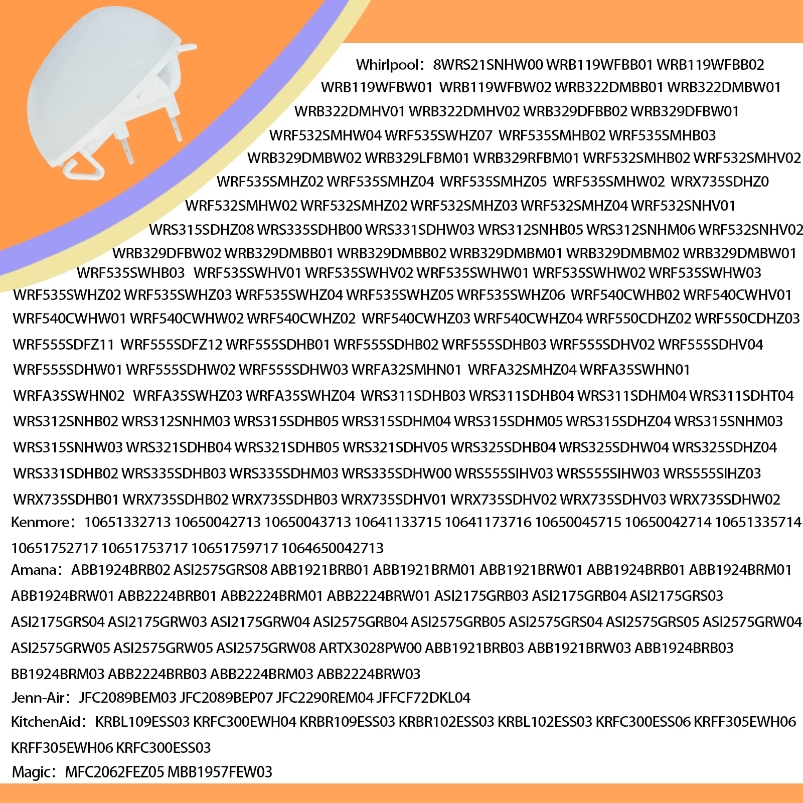 2024 Upgrade W11251749 AP7192759 W11602886*2 para - Imagen 6