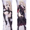 Funda de almohada de cojín Azur Lane Bismarck Anime Peach