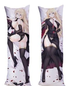 Funda de almohada de cojín Azur Lane Bismarck Anime Peach
