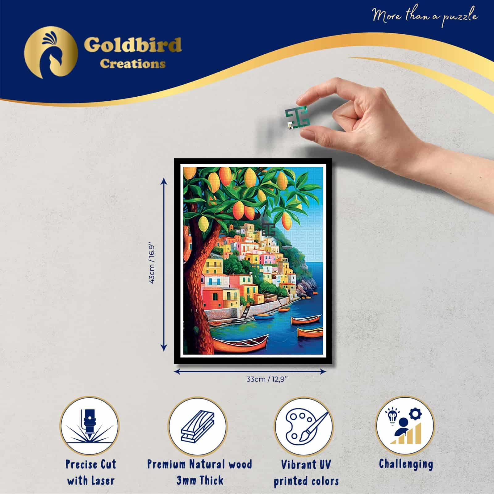 Rompecabezas magnéticos con marco para adultos - - Imagen 4