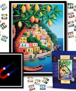 Rompecabezas magnéticos con marco para adultos -