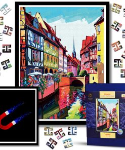 Rompecabezas de Madera Magnético con Marco -Colmar