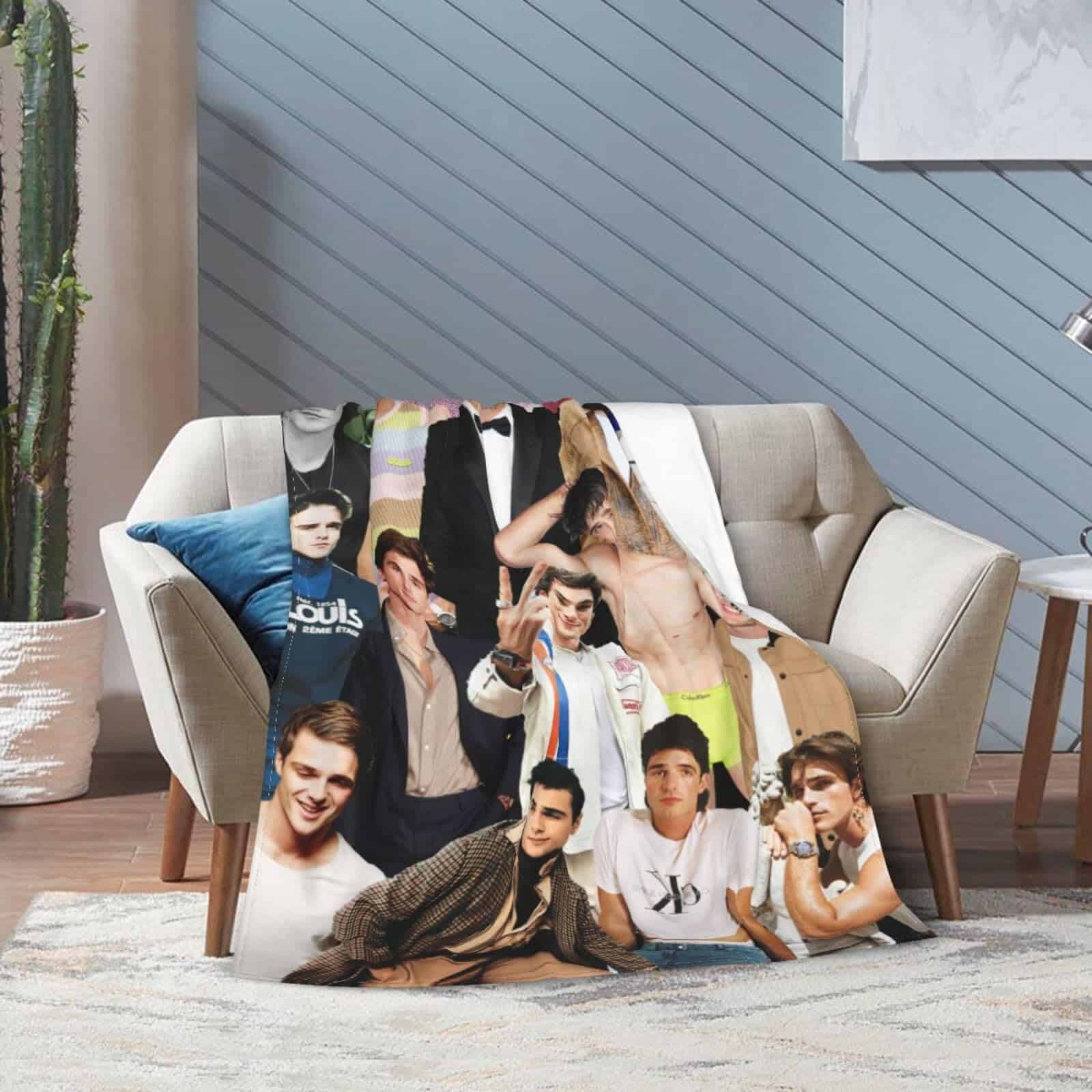 Manta Jacob Elordi Suave y Cómoda de Lana Fleece para Sofá - Imagen 5