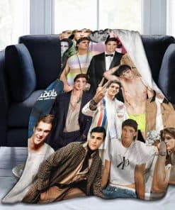 Manta Jacob Elordi Suave y Cómoda de Lana Fleece para Sofá