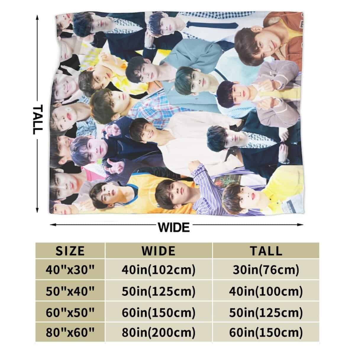Manta Cha Eun woo Suave y Cómoda de Lana de Forro Polar - Imagen 9