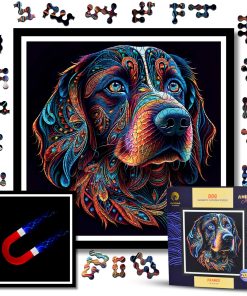 Rompecabezas de madera magnético para adultos -Perro