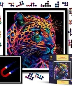 Rompecabezas Magnético Para Adultos Con Marco - -Jaguar