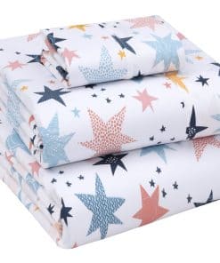 Juego de Sábanas RUVANTI 100% Algodón para Cama -Fault Star