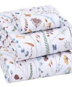 Juego de sábanas dobles XL 100% algodón RUVANTI, 3 piezas,