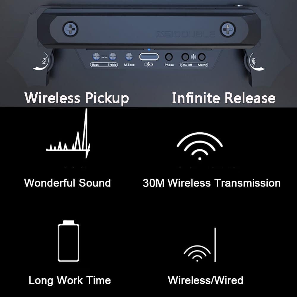 Sistema de recogida de guitarra acústica inalámbrica y con - Imagen 7