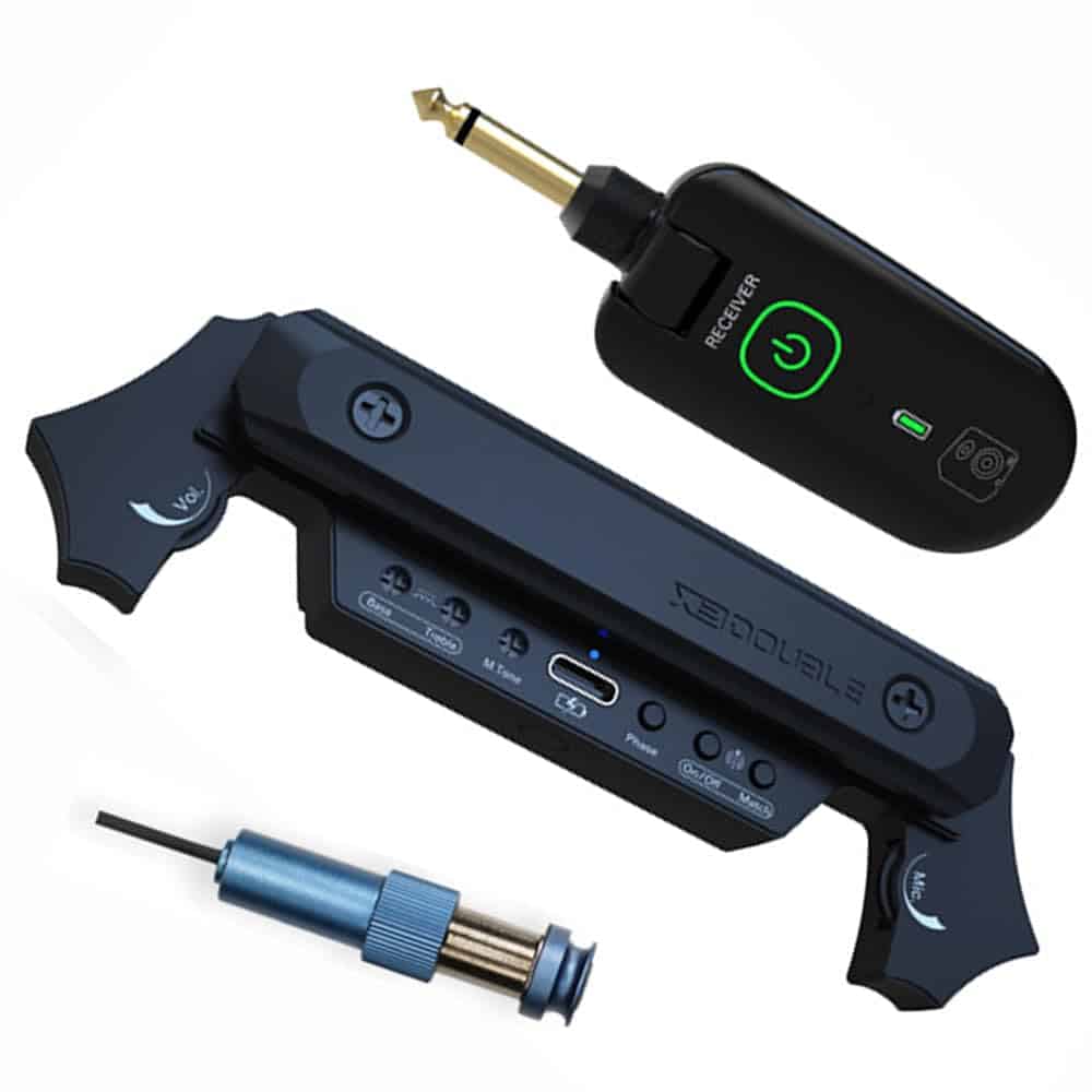 Sistema de recogida de guitarra acústica inalámbrica y con
