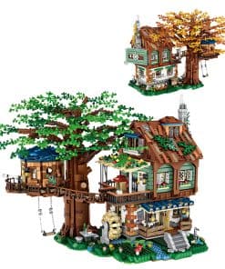 Conjunto de Construcción de Bloques Mini de Casa en el