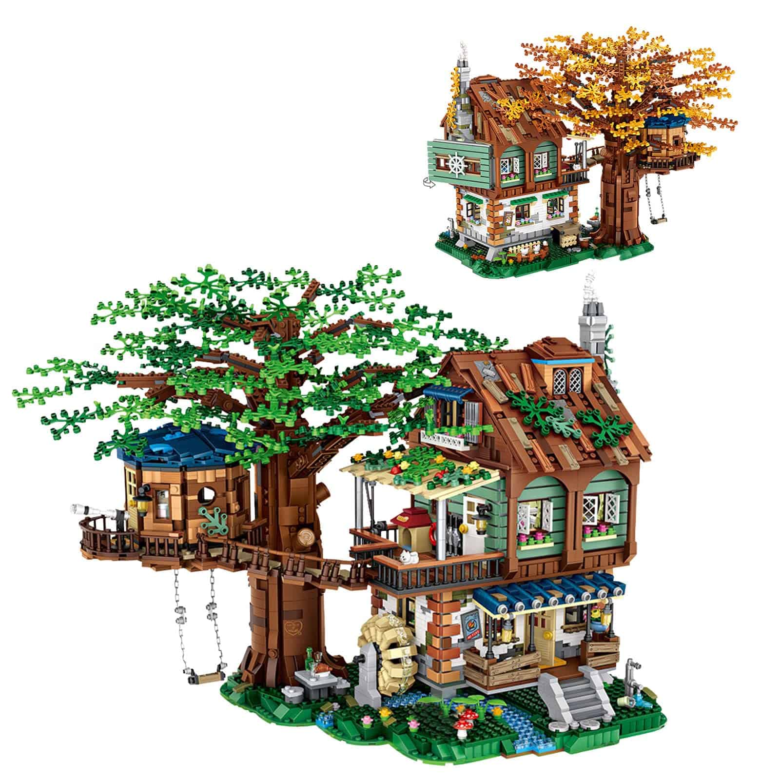 Conjunto de Construcción de Bloques Mini de Casa en el