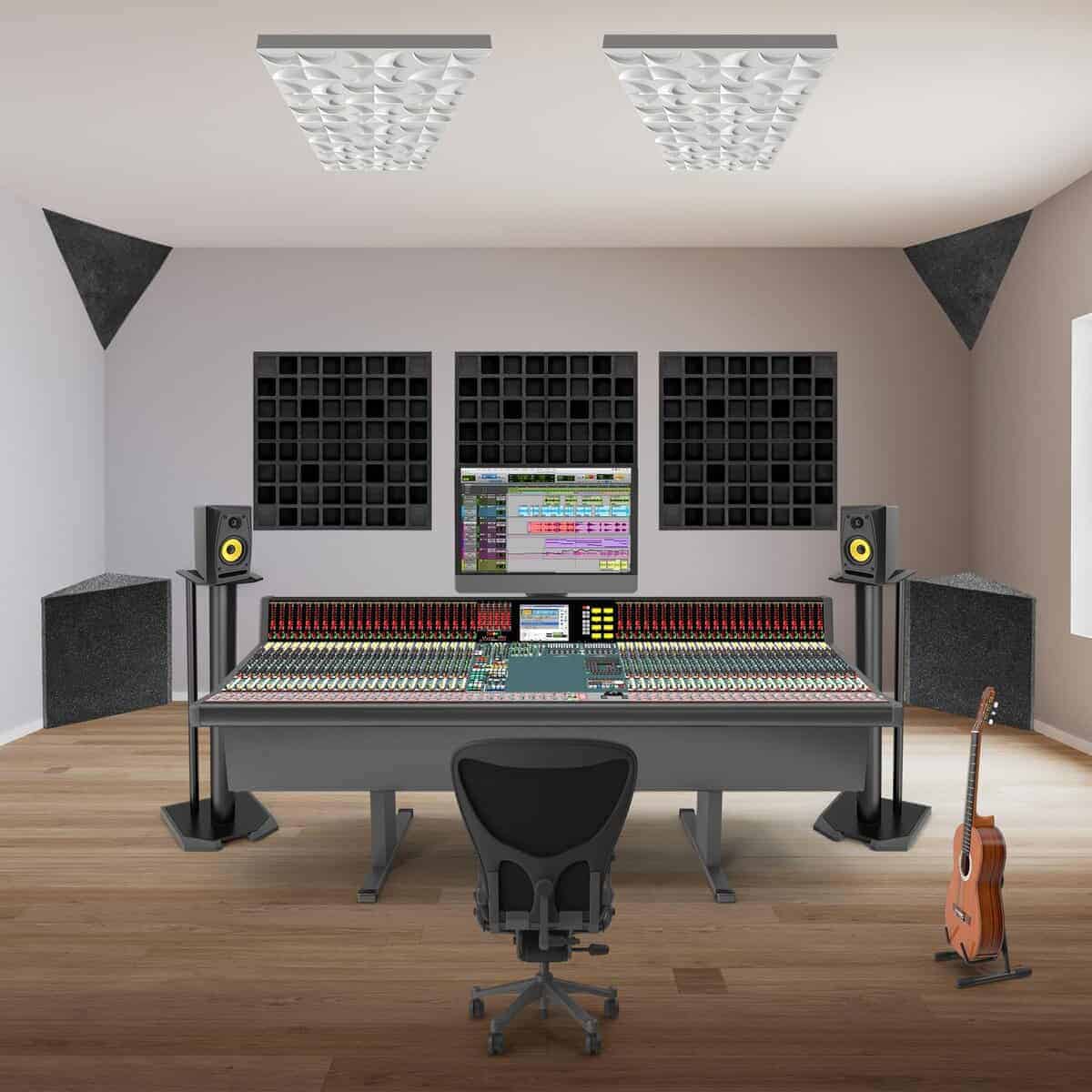 Foroomaco 4 piezas Difusor Acústico EVA 12"x12"x2" (Total - Imagen 6